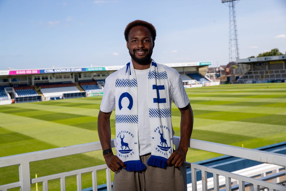 Cameron John has signed for Hartlepool United on a permanent deal following the expiry of his contract with York City.