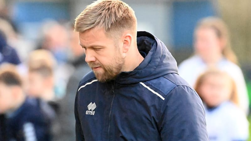 Manager Nicky Featherstone HUFC v Scunthorpe United National League. Picture by FRANK REID